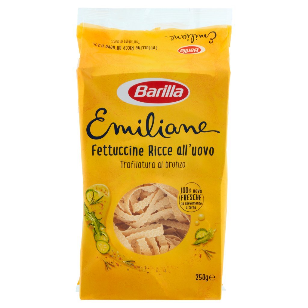 Barilla Emiliane Fettuccine Ricce Pasta all'Uovo