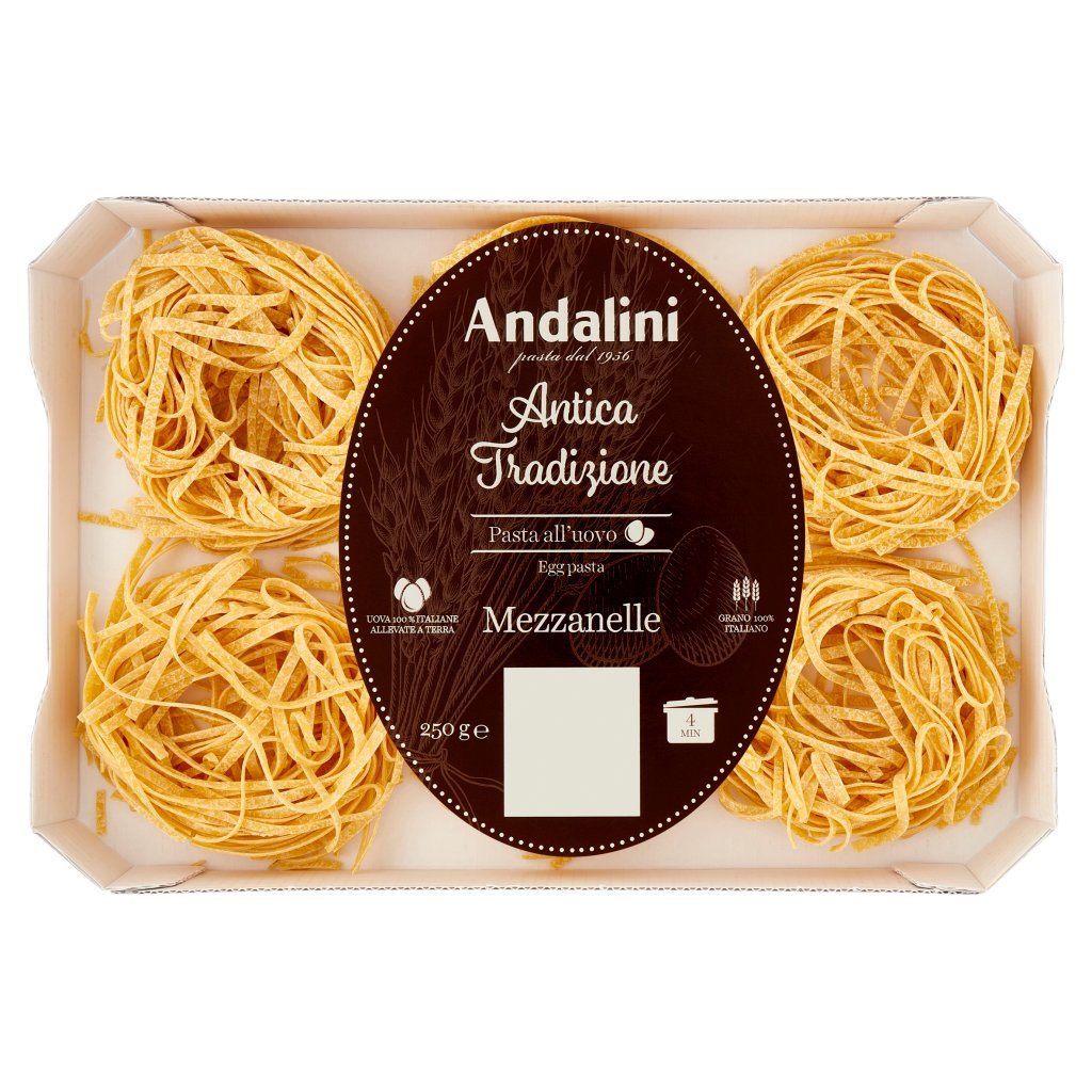 Andalini Antica Tradizione Pasta all'Uovo Mezzanelle