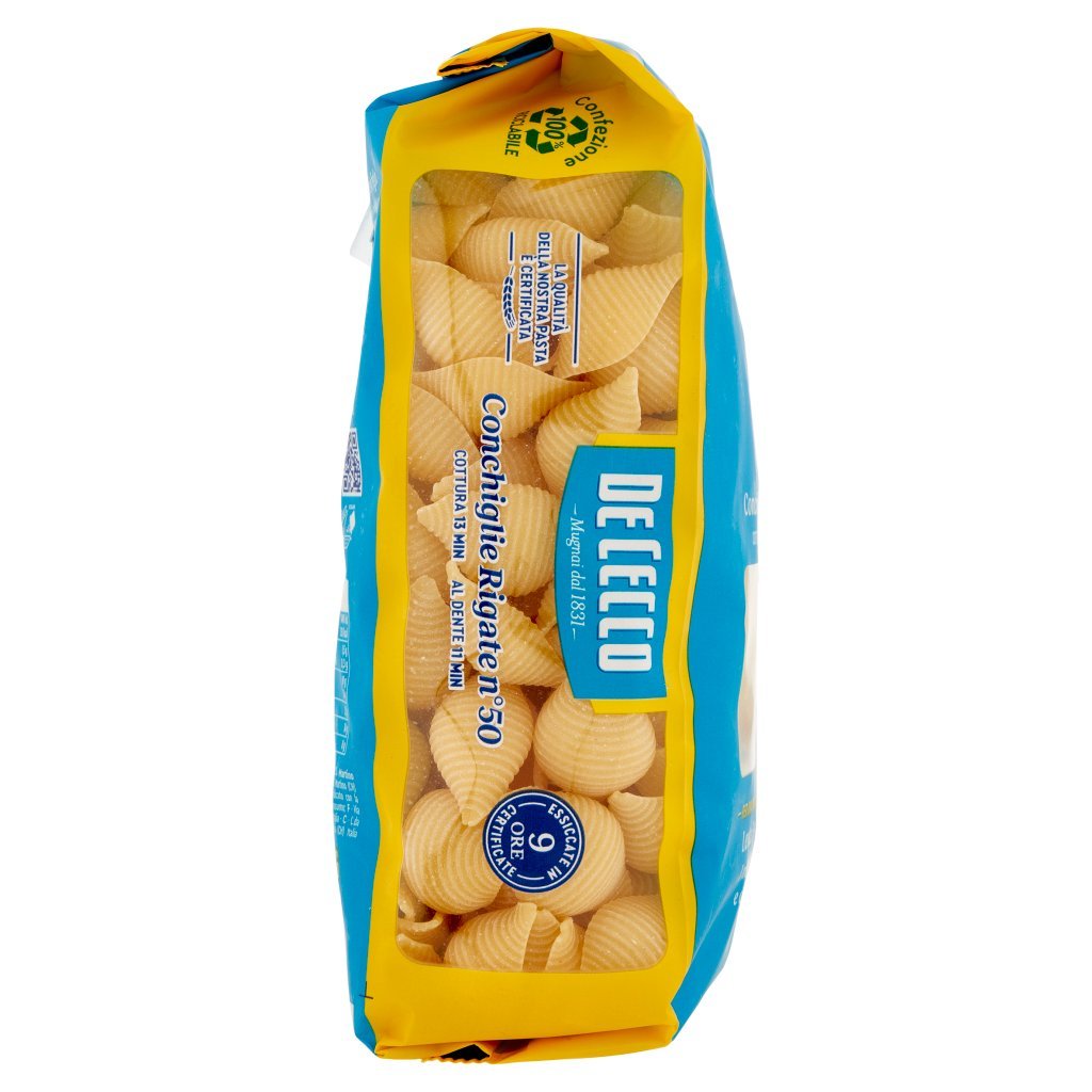 De Cecco Conchiglie Rigate N°50