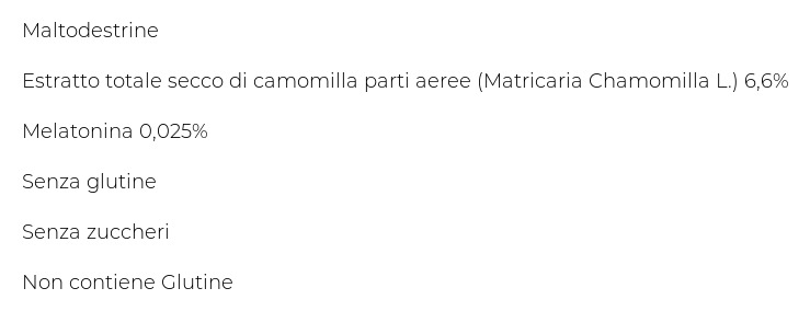 Sognid'oro Le Camomille Melatonina Bustine 16 x 4 g