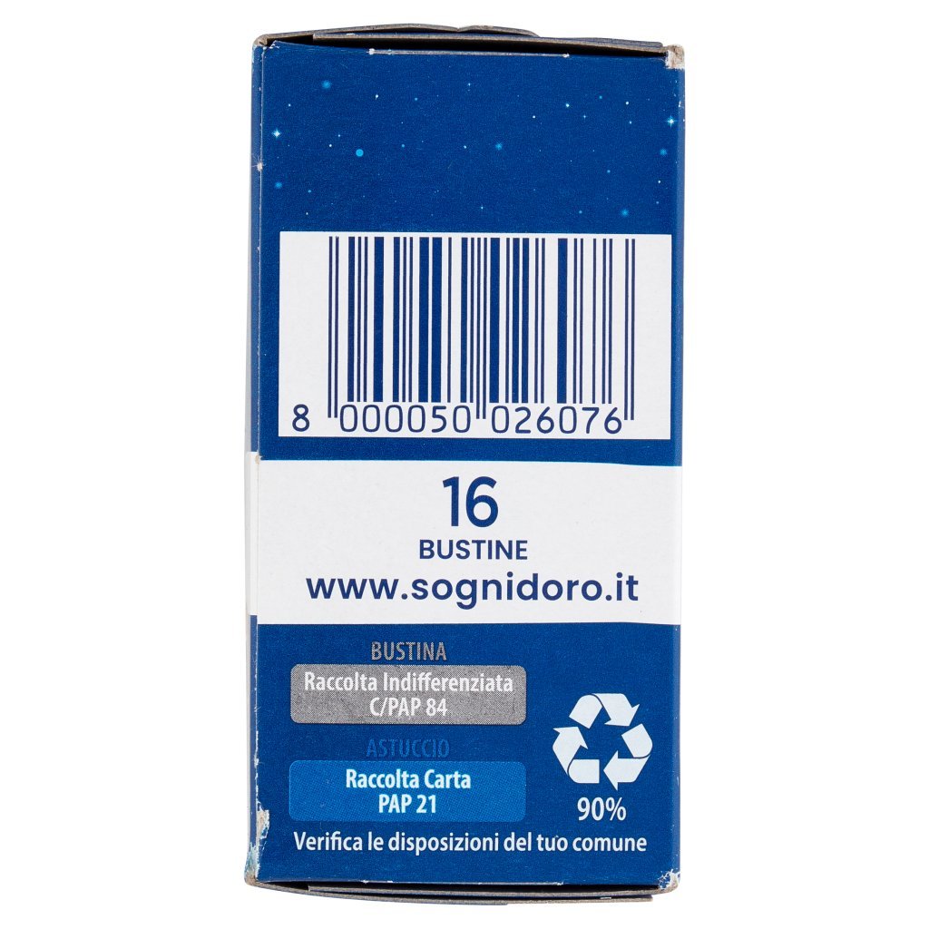 Sognid'oro Le Camomille Melatonina Bustine 16 x 4 g