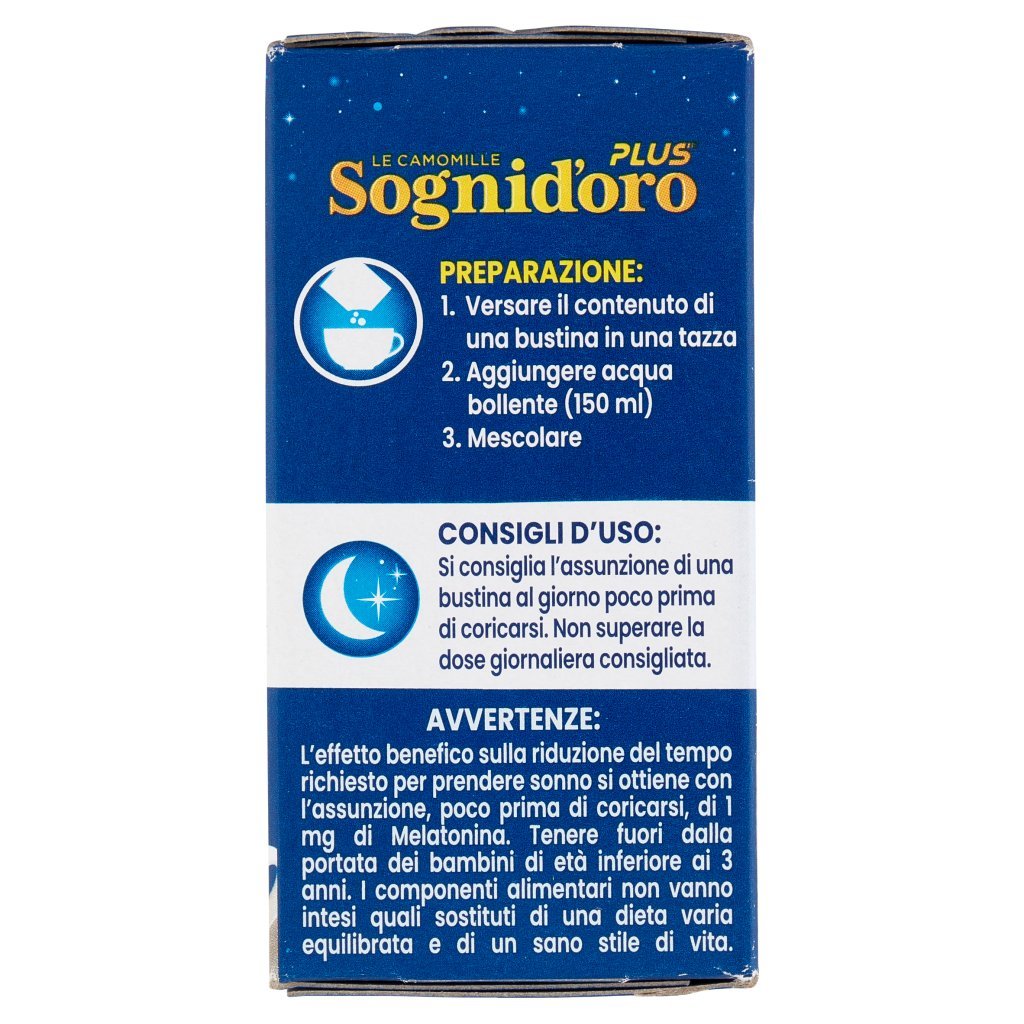 Sognid'oro Le Camomille Melatonina Bustine 16 x 4 g