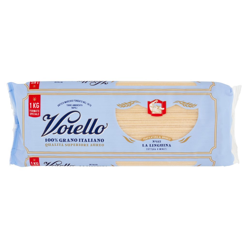 Voiello Pasta la Linguina N°154 Grano Aureo 100% Italiano Trafilata Bronzo 1kg