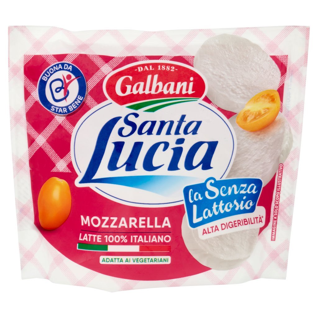 Galbani Santa Lucia Mozzarella la senza Lattosio 100 g