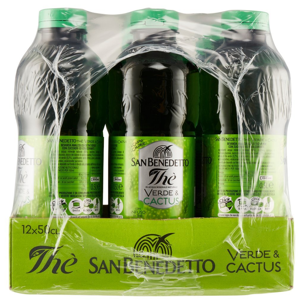 Wholesale San Benedetto Green Tea with Cactus Juice