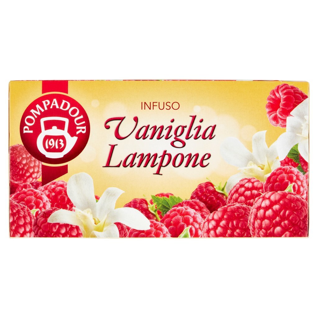Pompadour Infuso Vaniglia Lampone Bustine 20 x 3 g