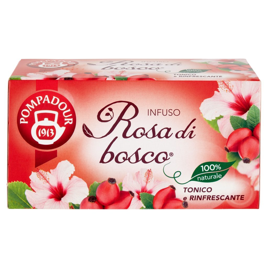 Pompadour Infuso Rosa di Bosco Bustine 20 x 3,5 g
