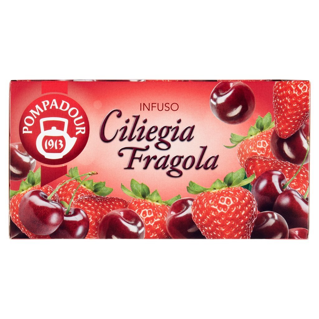 Pompadour Infuso Ciliegia Fragola Bustine 20 x 3 g