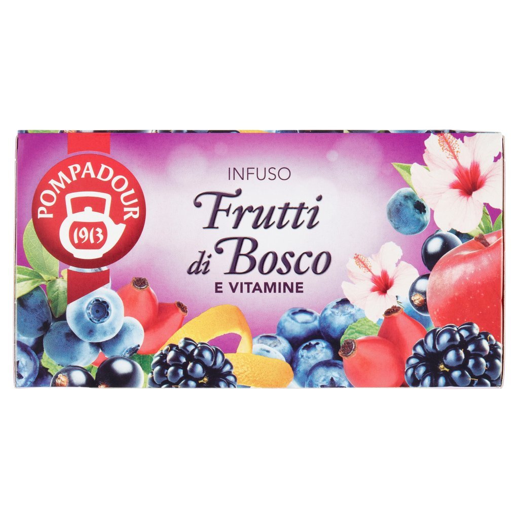 Pompadour Infuso Frutti di Bosco e Vitamine Bustine 20 x 3 g