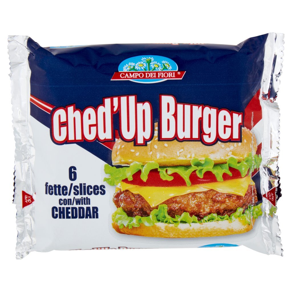 Campo dei Fiori Ched'up Burger 6 Fette con Cheddar