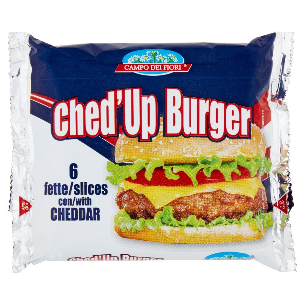 Campo dei Fiori Ched'up Burger 6 Fette con Cheddar