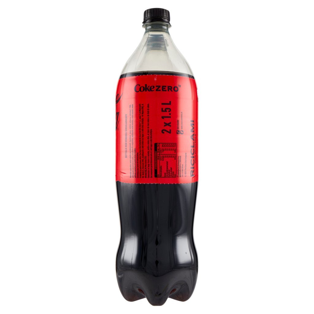 Coca Cola Zero Coca-cola Zero Zuccheri Pet 2 x 1,5 l