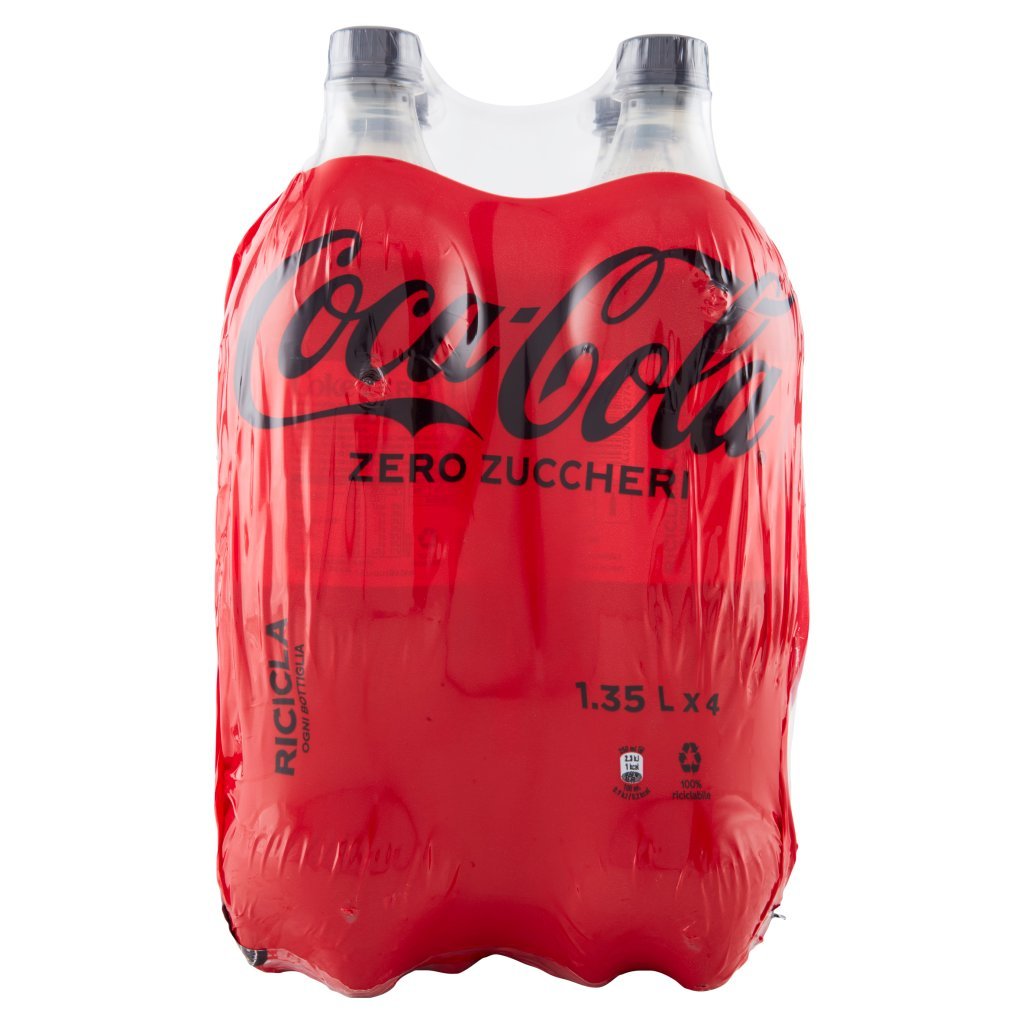 Coca Cola Zero Coca-cola Zero Zuccheri Pet 4 x 1,35 l