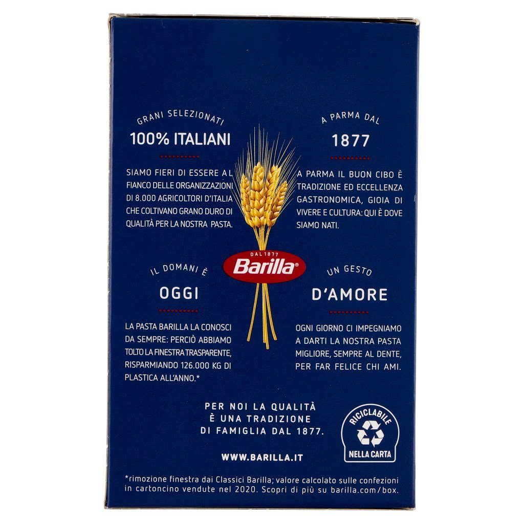 Barilla Pasta Tempestine N.21 100% Grano Italiano