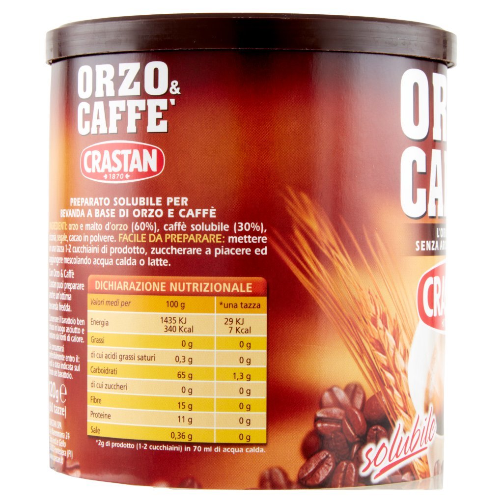 Crastan Orzo & Caffè Solubile