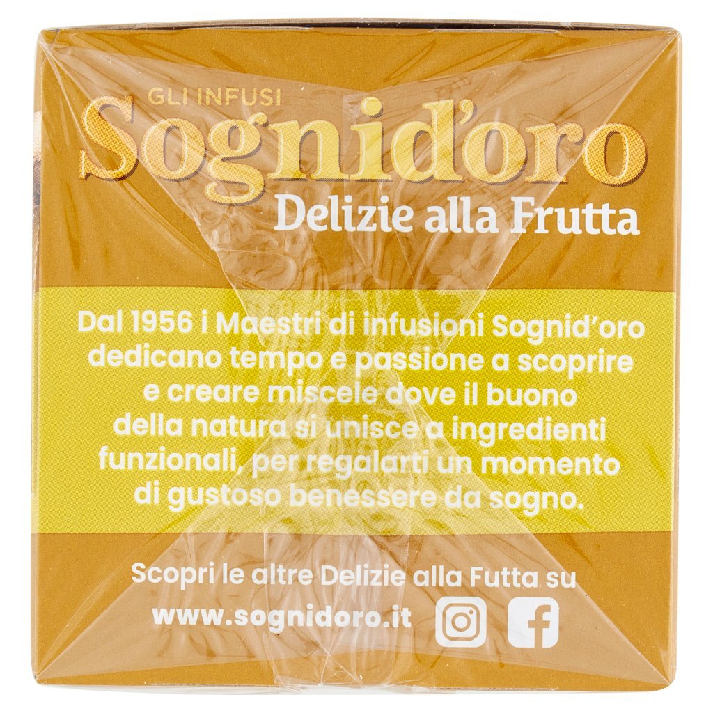 Sognid'oro Gli Infusi Delizie alla Frutta Limone e Zenzero Bustine 20 x 2 g