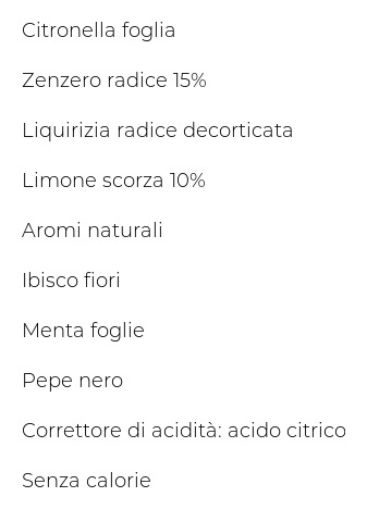 Sognid'oro Gli Infusi Delizie alla Frutta Limone e Zenzero Bustine 20 x 2 g