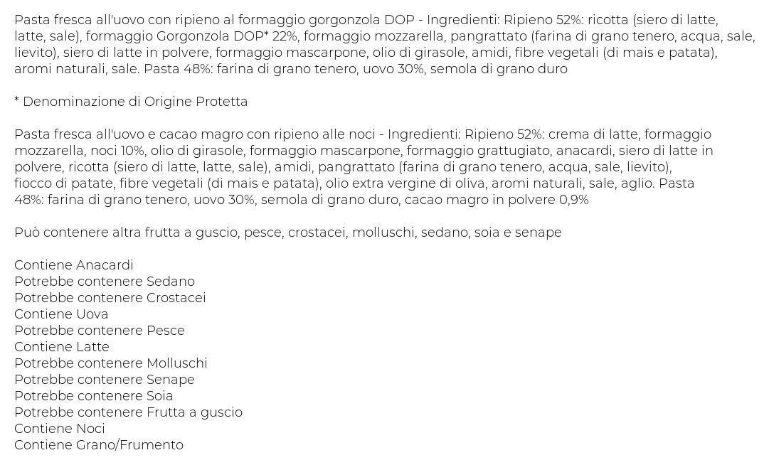 Giovanni Rana Duetto Gorgonzola Dop & Noci
