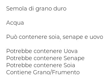 Delverde No 106 Ondine Lasagna Istantanea di Semola
