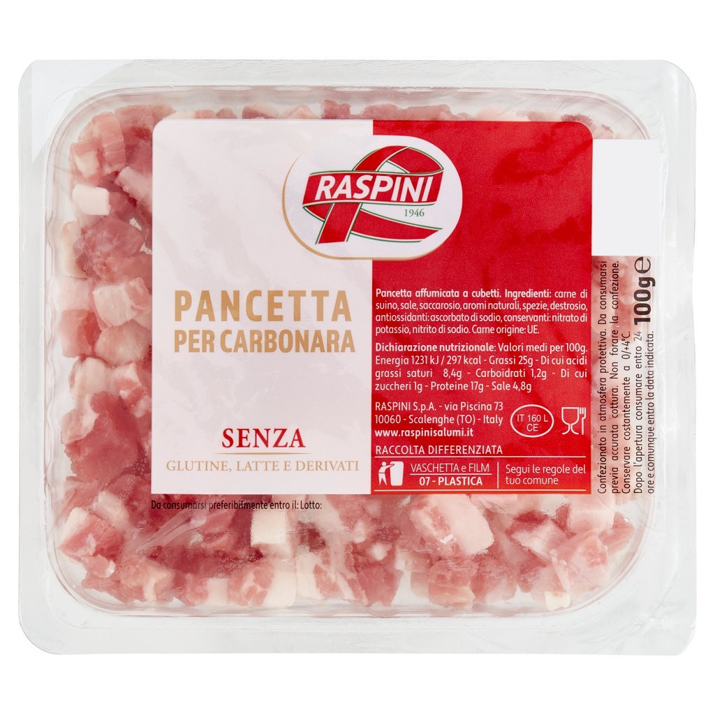 Raspini Pancetta per Carbonara