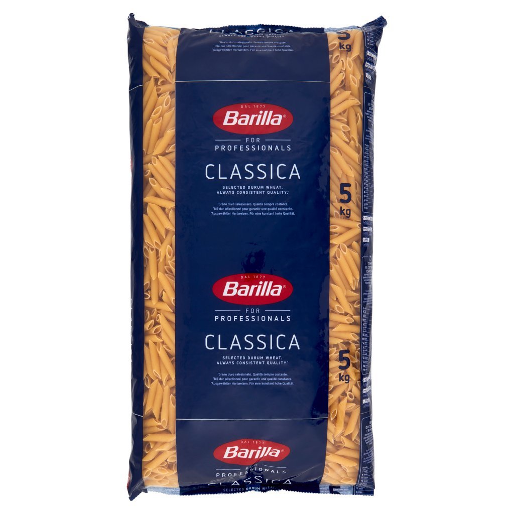 Barilla For Professionals Penne Rigate N°73 Pasta Classica Corta Catering Foodservice