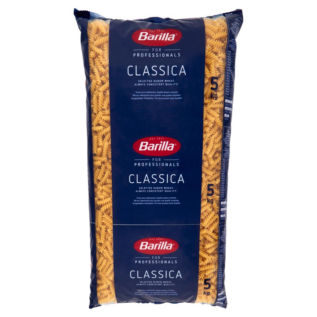 Barilla For Professionals Fusilli N°98 Pasta Classica Corta Catering Foodservice