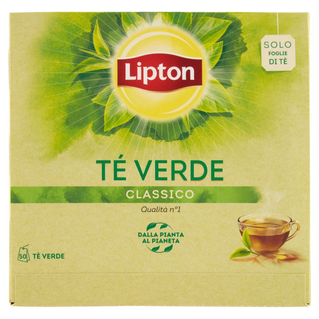 Lipton Tè Verde Classico 50 Filtri
