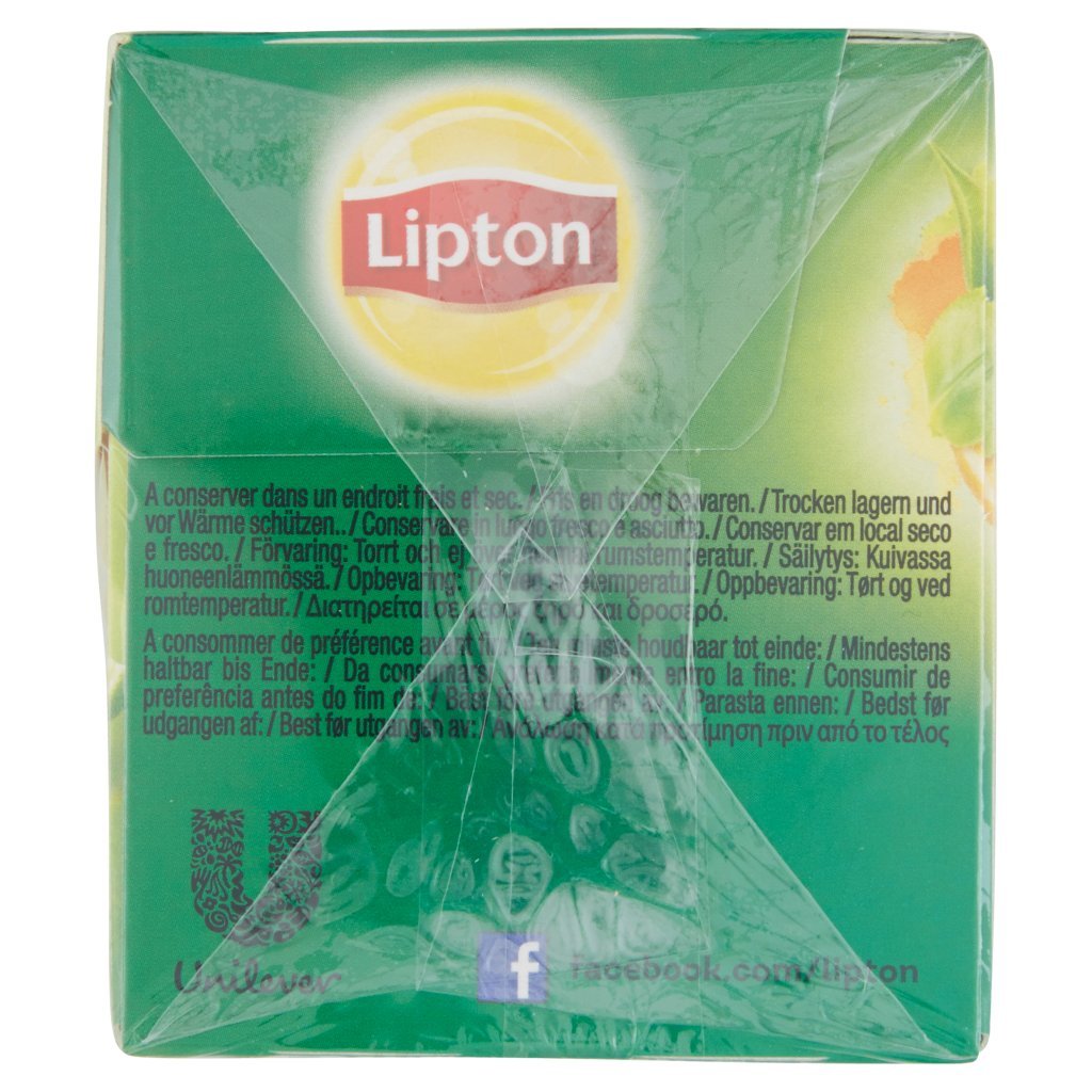 Lipton Bright Citrus Green Tea 20 Filtri