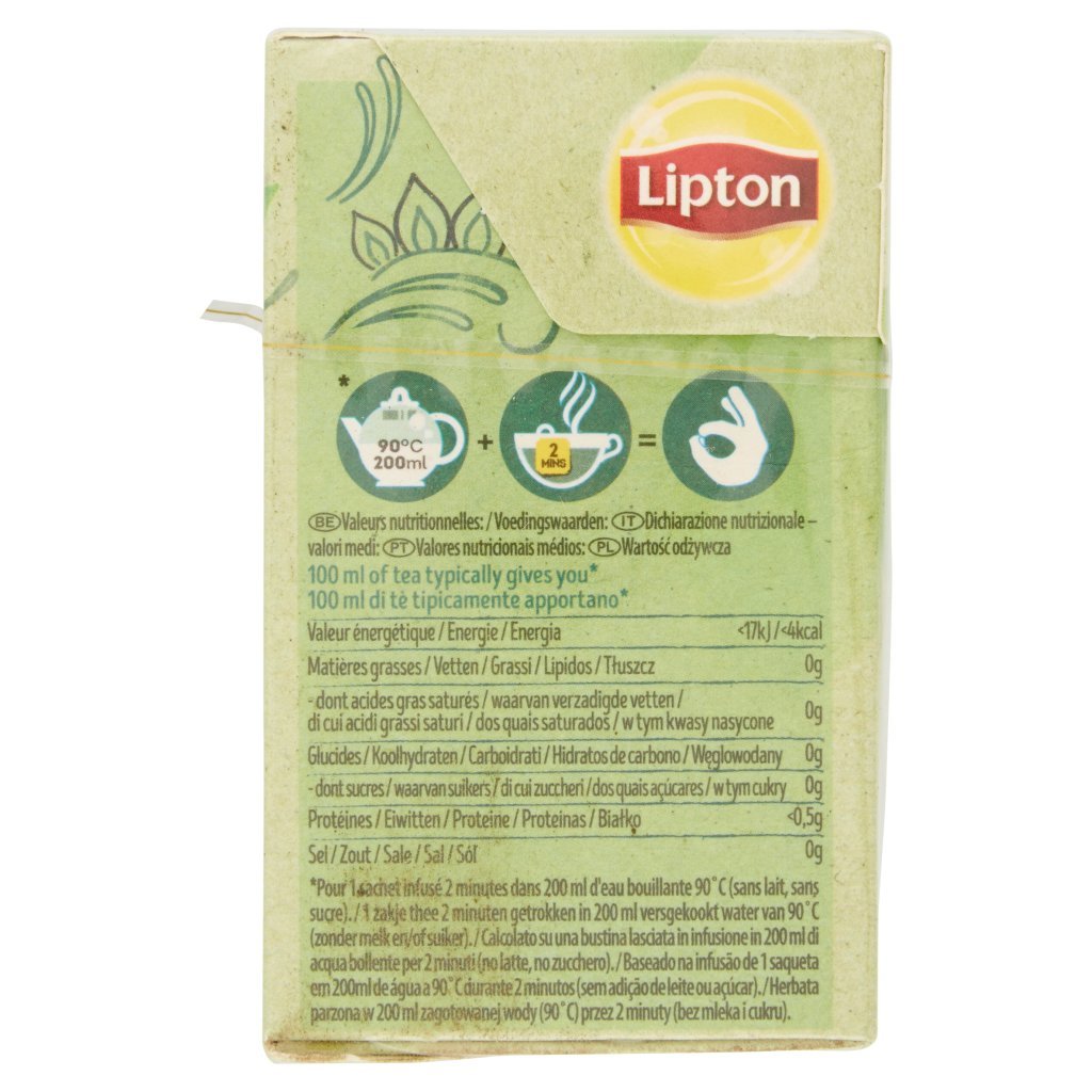Lipton Té Verde Bio Nature 20 Filtri