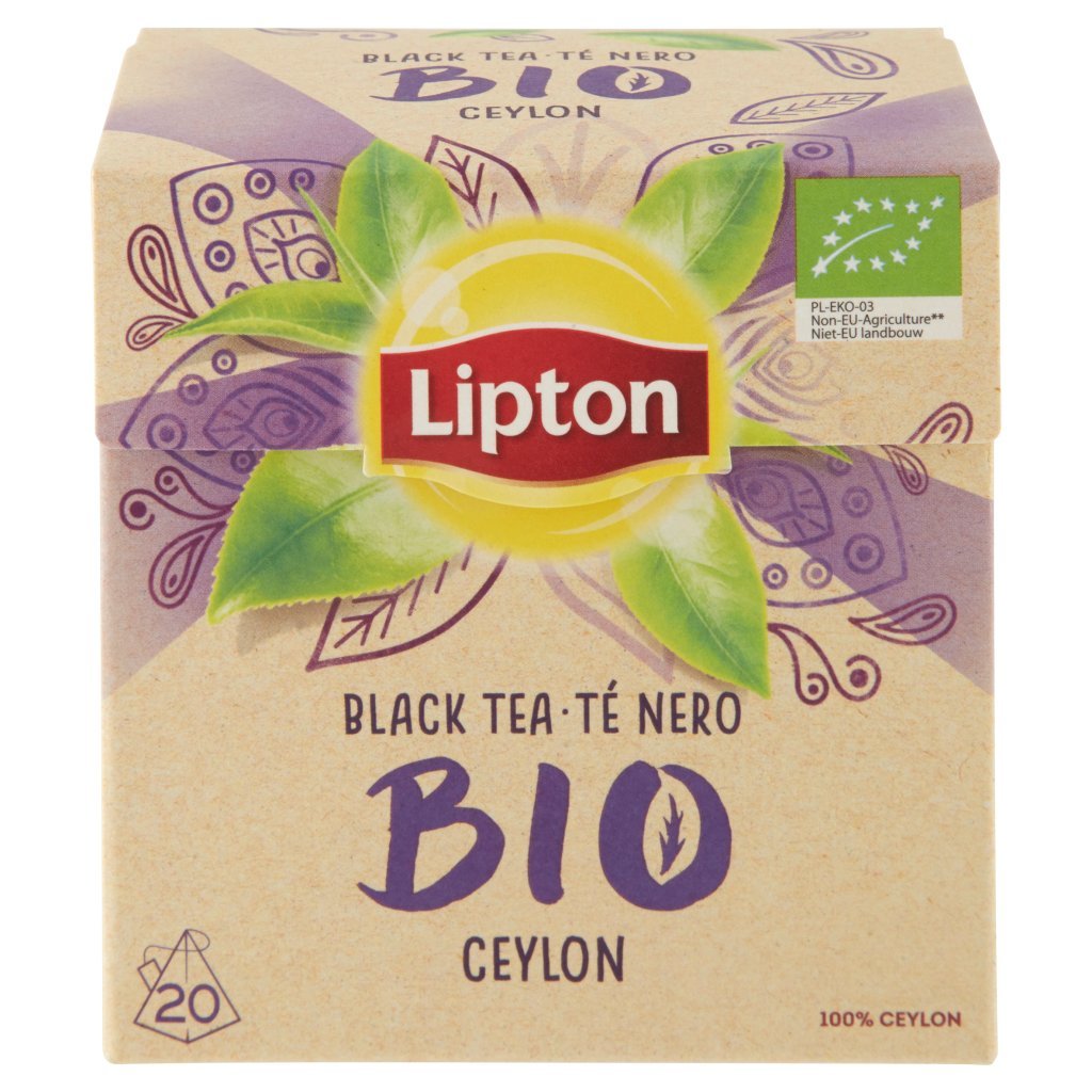 Lipton Té Nero Bio Ceylon 20 Filtri