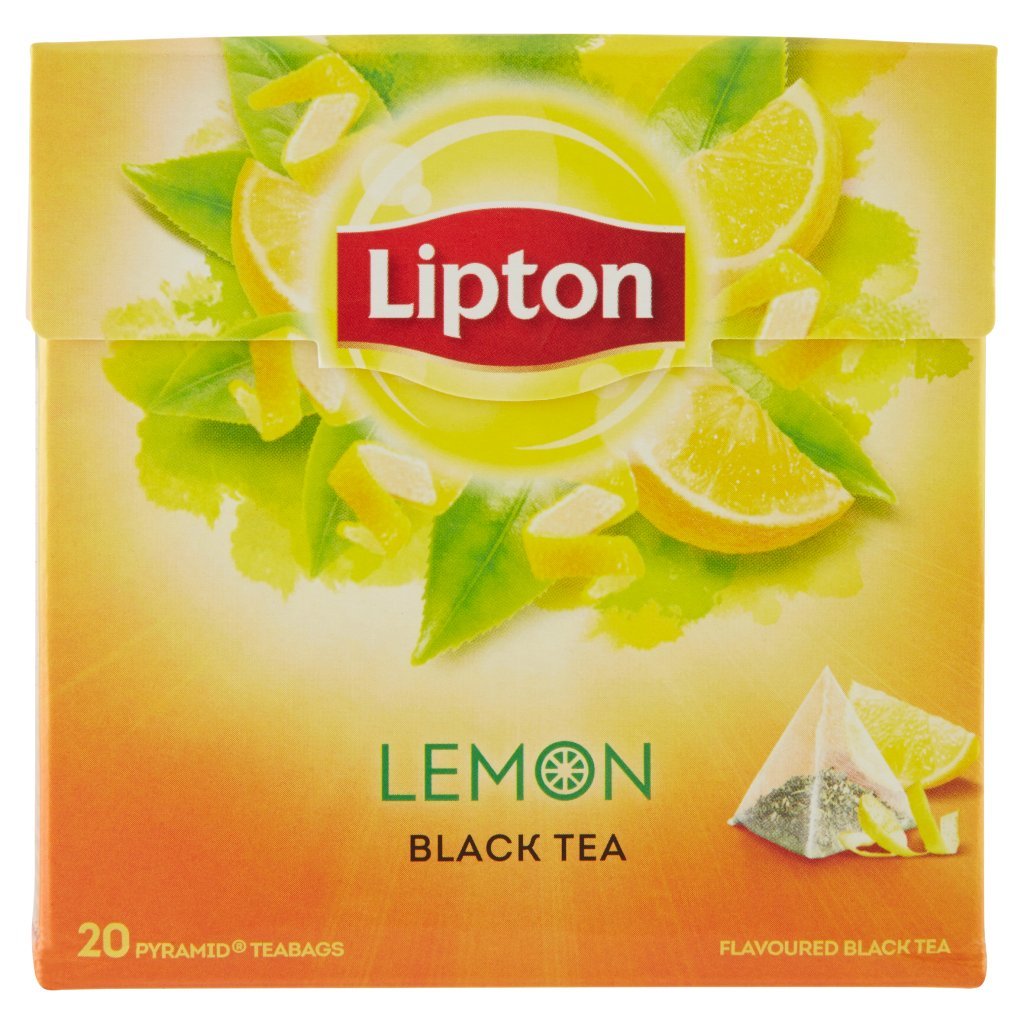 Lipton Lemon Black Tea 20 Filtri