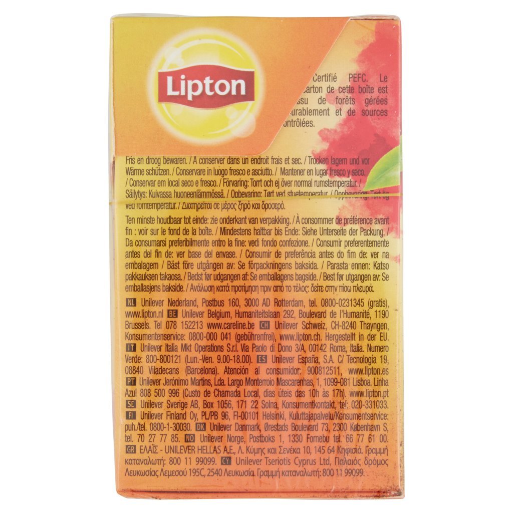 Lipton Forest Fruit Black Tea 20 Filtri
