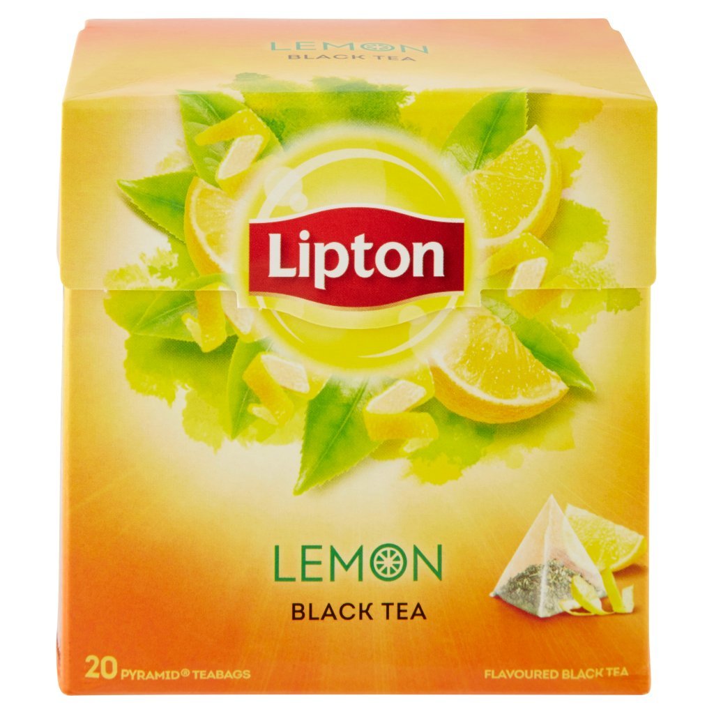 Lipton Lemon Black Tea 20 Filtri