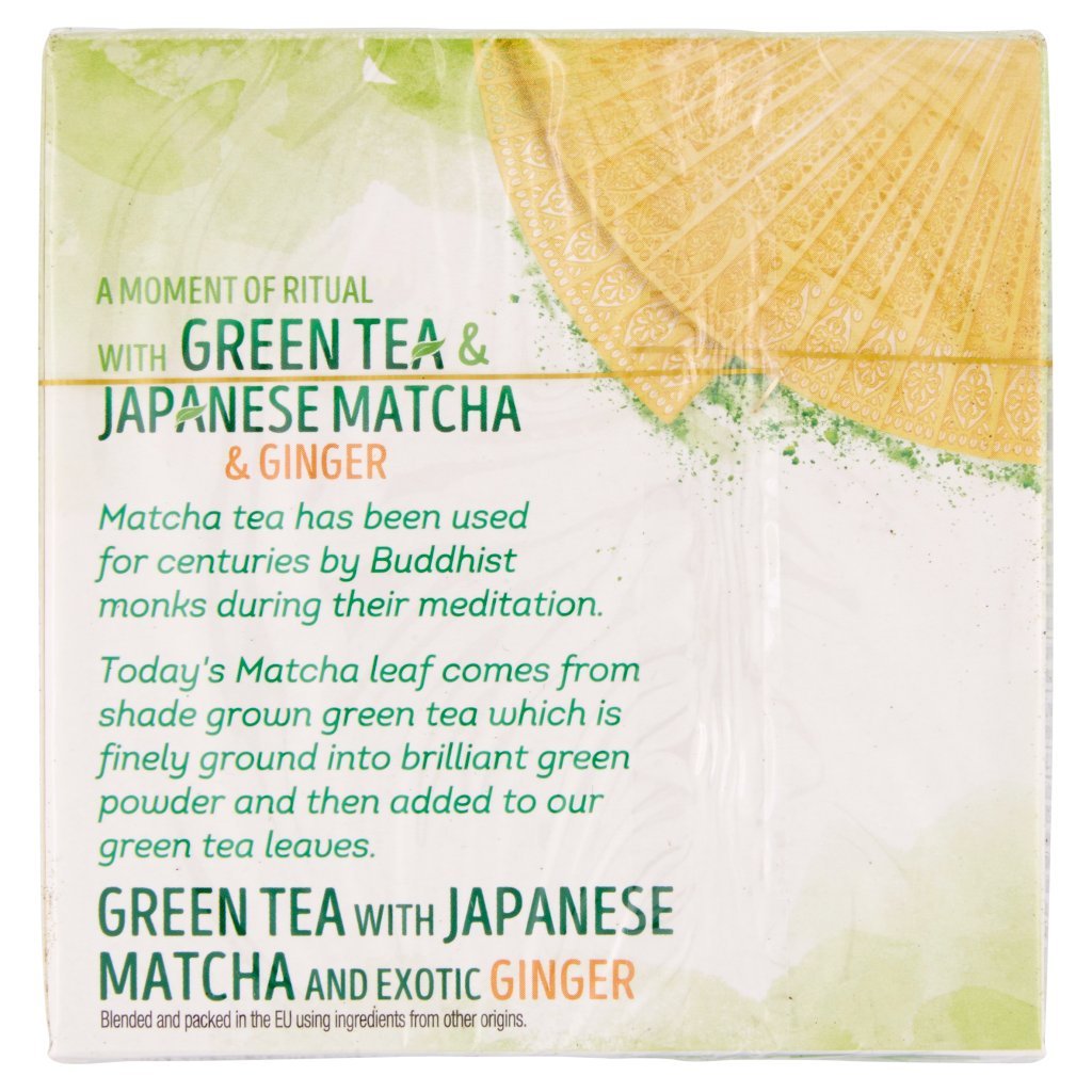 Lipton Green Tea With Matcha & Ginger 20 Filtri