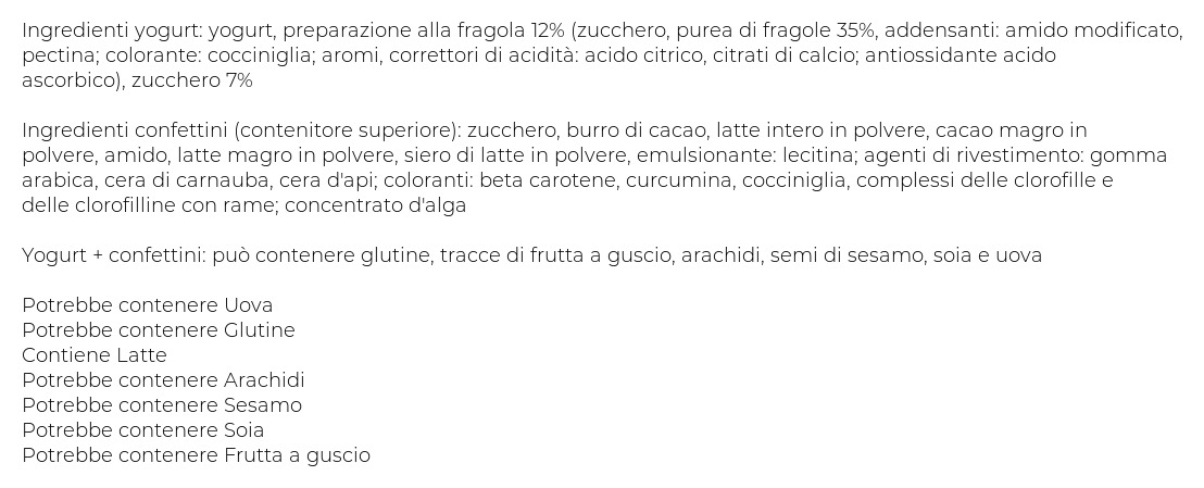 Danone Super Mario, Yogurt Gusto Fragola con Confettini, 2x110g