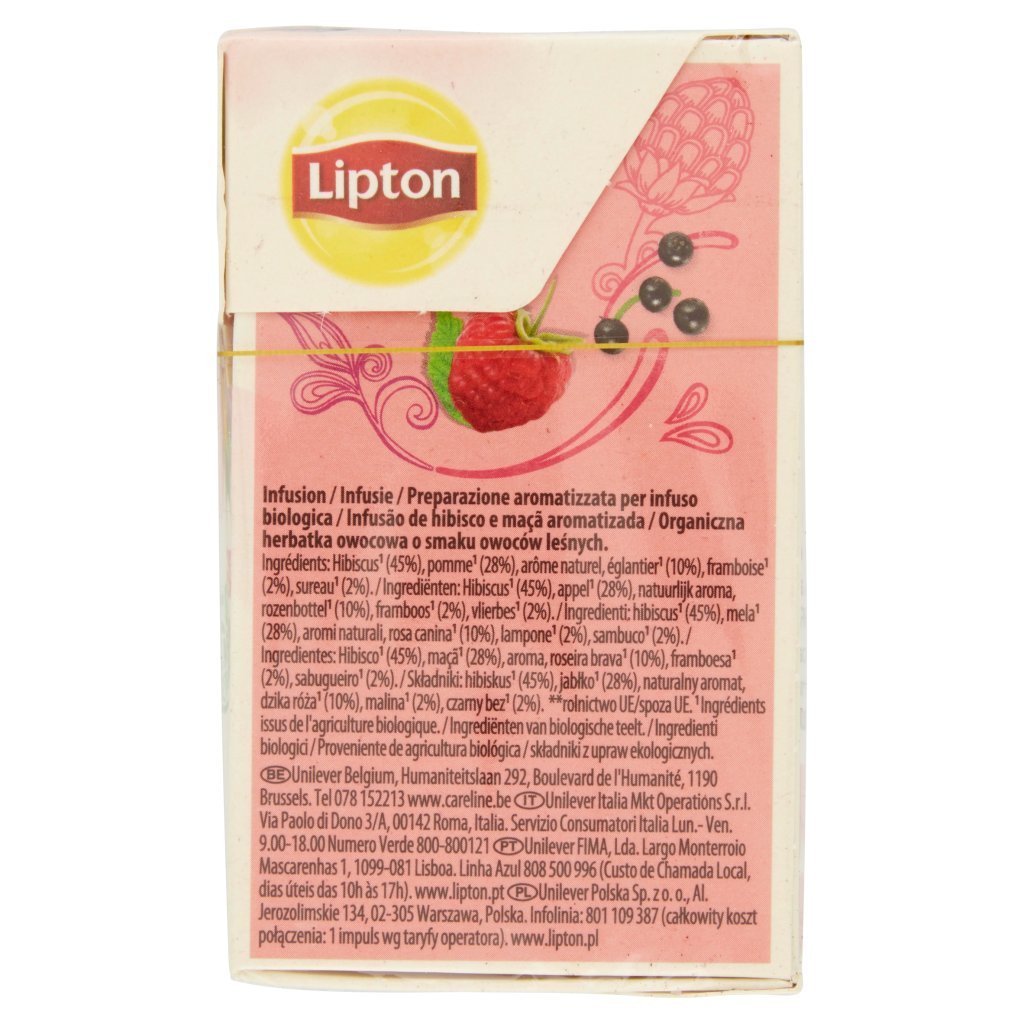Lipton Infuso Bio Frutti di Bosco 20 Filtri