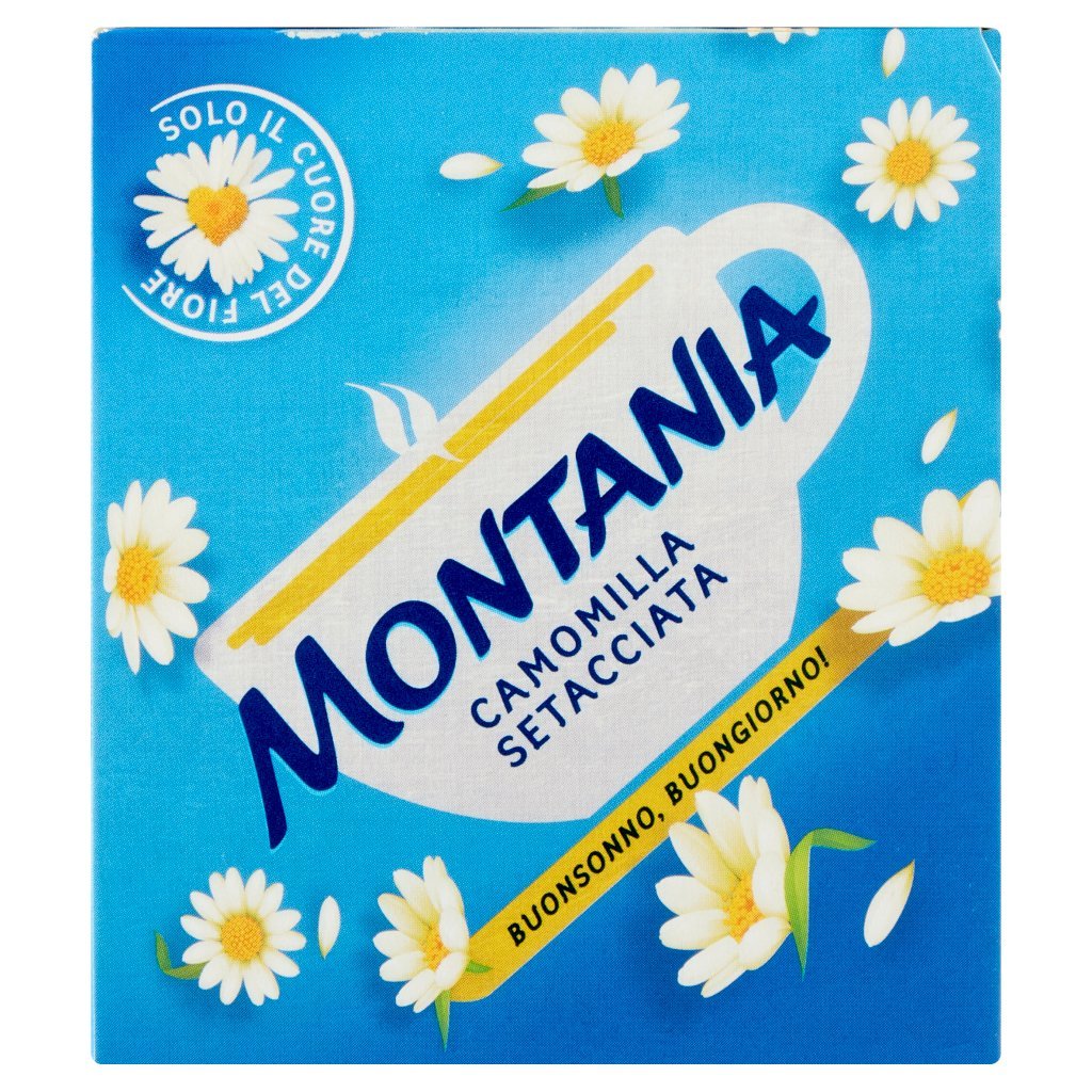 Montania Camomilla Setacciata 18 Filtri Infuso 31,5 g