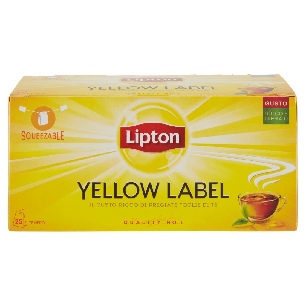 Lipton Yellow Label 25 Filtri 37,5 g