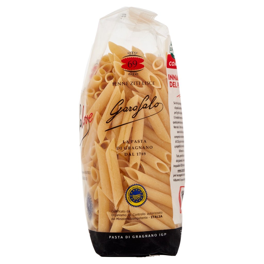 Garofalo Penne Ziti Lisce 69 Pasta di Gragnano Igp