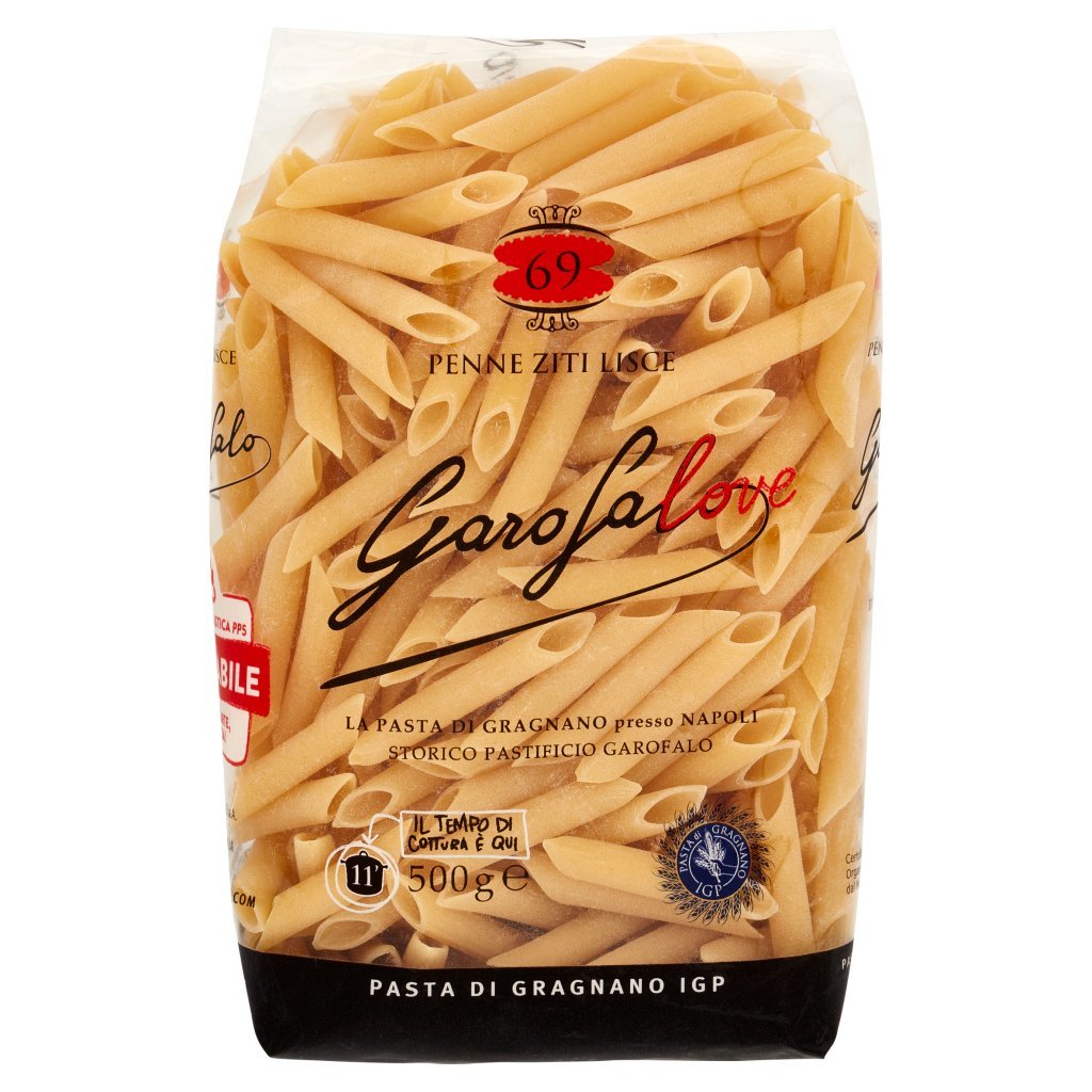 Garofalo Penne Ziti Lisce 69 Pasta di Gragnano Igp