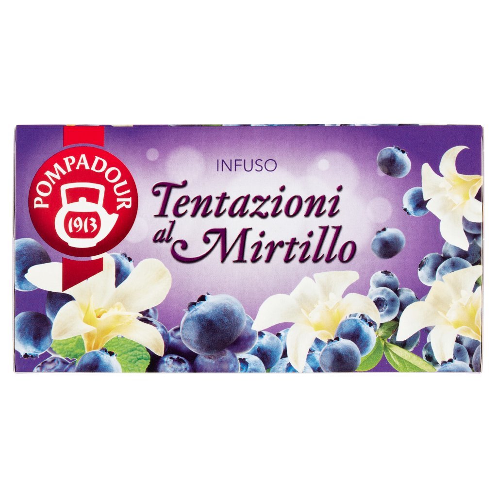 Pompadour Infuso Tentazioni al Mirtillo Bustine 20 x 3 g