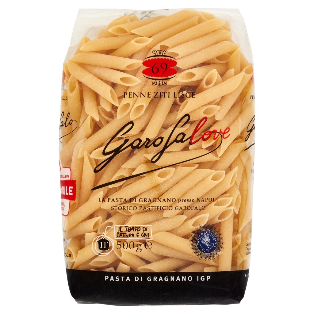 Garofalo Penne Ziti Lisce 69 Pasta di Gragnano Igp