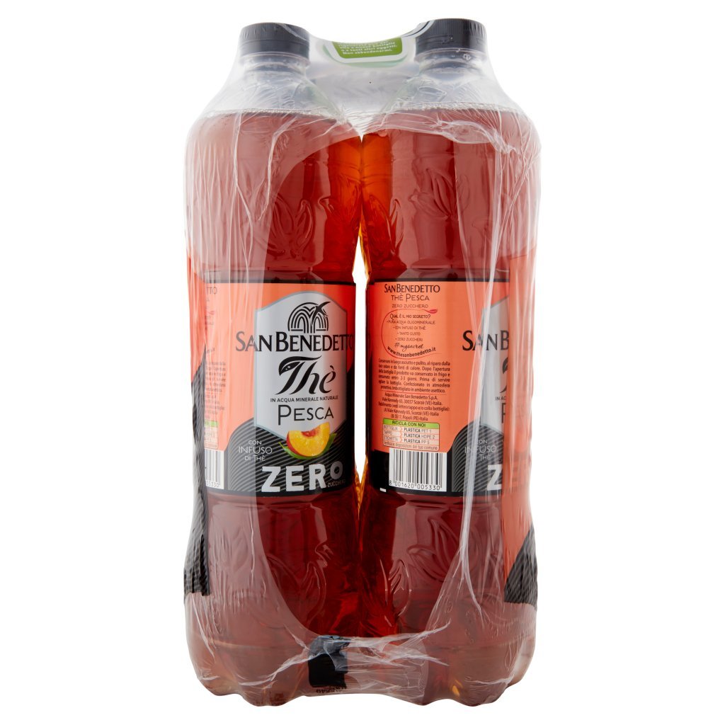 San Benedetto Thè Pesca Zero 6 x 1,5 l