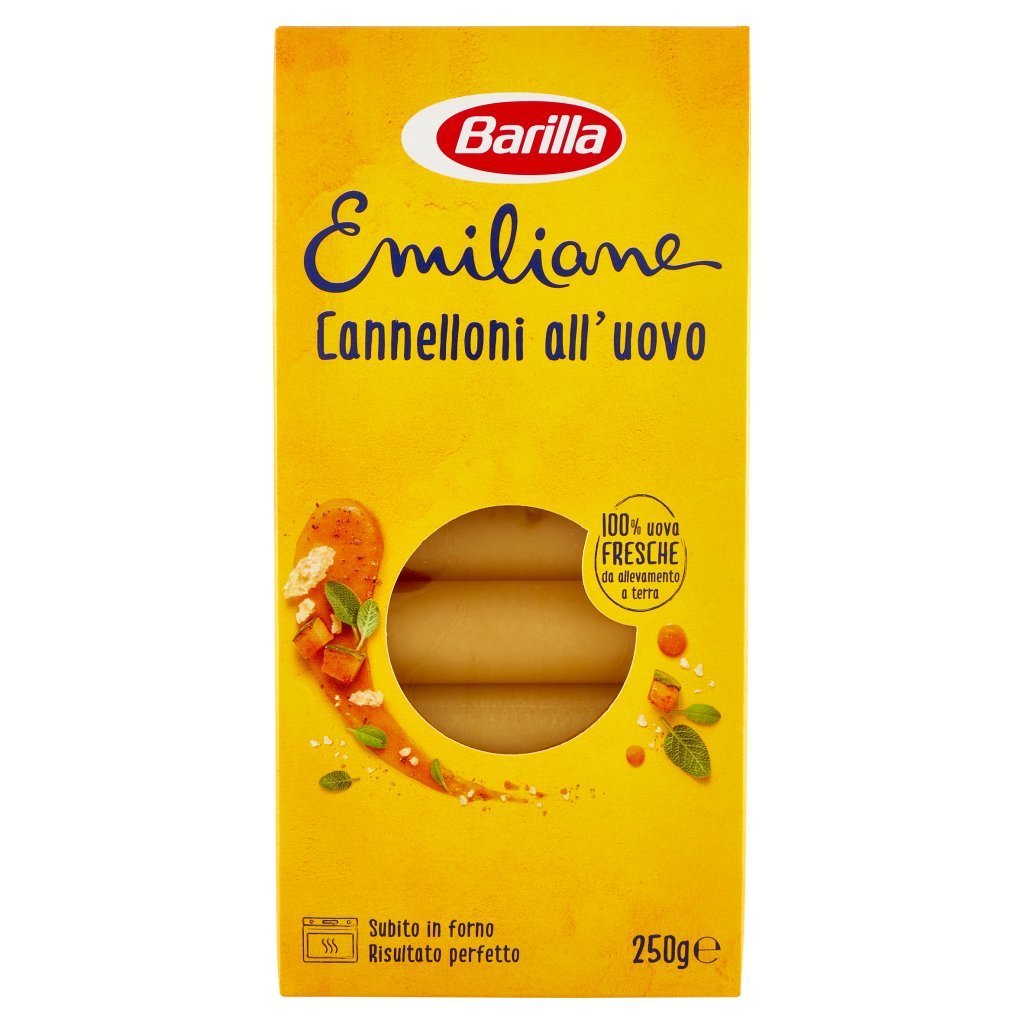 Barilla Emiliane Cannelloni Pasta all'Uovo