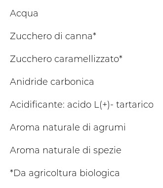 Galvanina Cola Biologica senza Caffeina