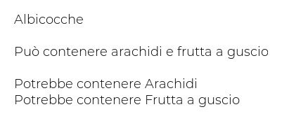 Semplicemente Frutta Albicocche