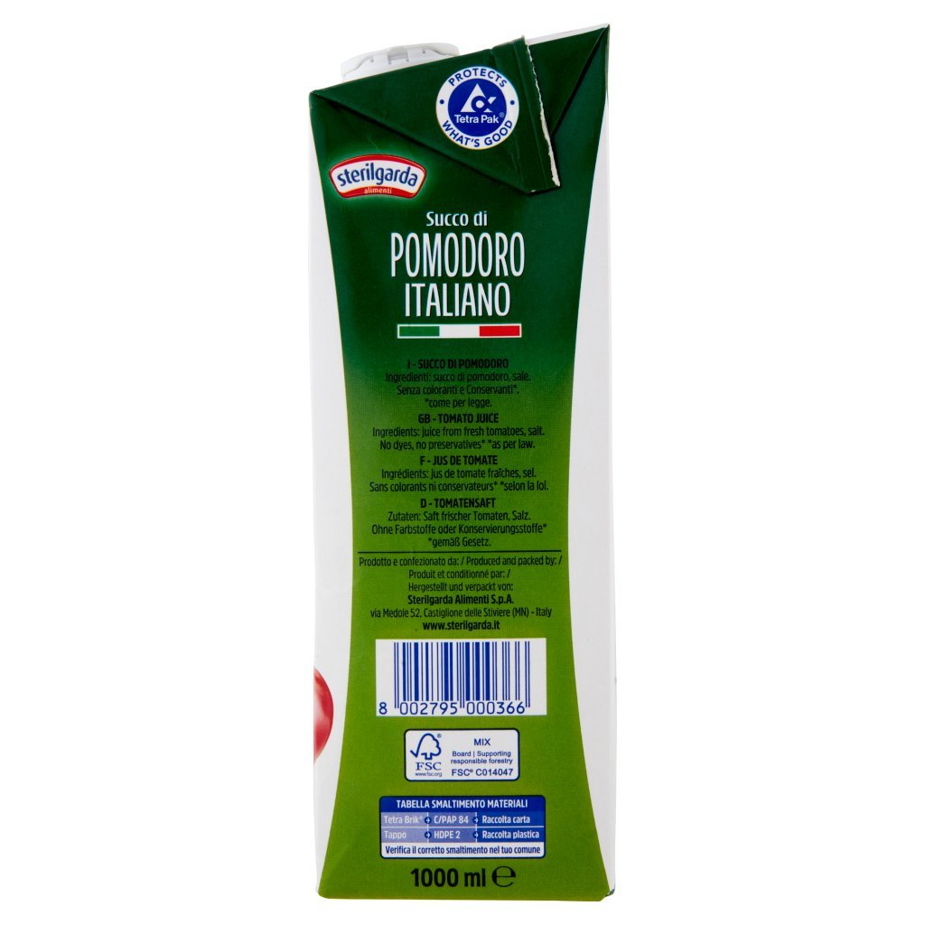 Sterilgarda Succo di Pomodoro Italiano
