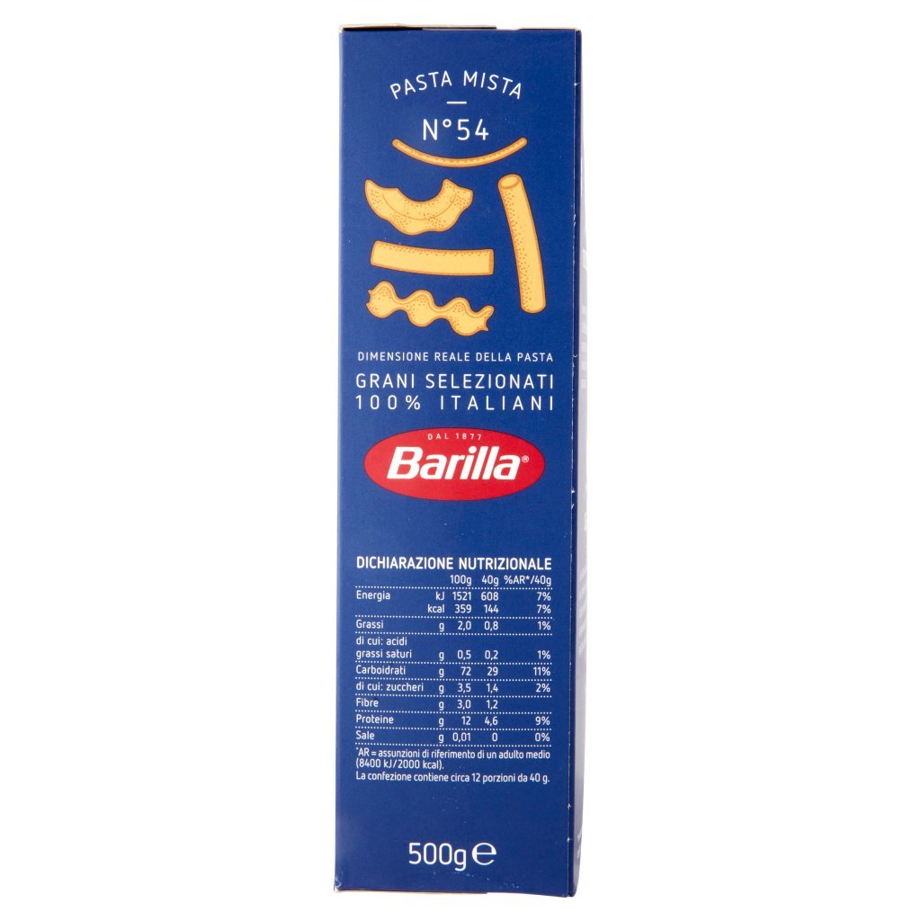 Barilla Pasta Mista N.54 100% Grano Italiano
