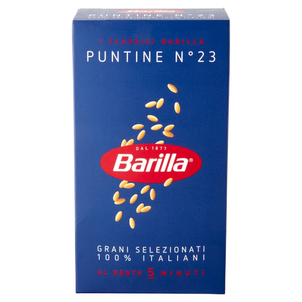 Barilla Pasta Puntine N.23 100% Grano Italiano