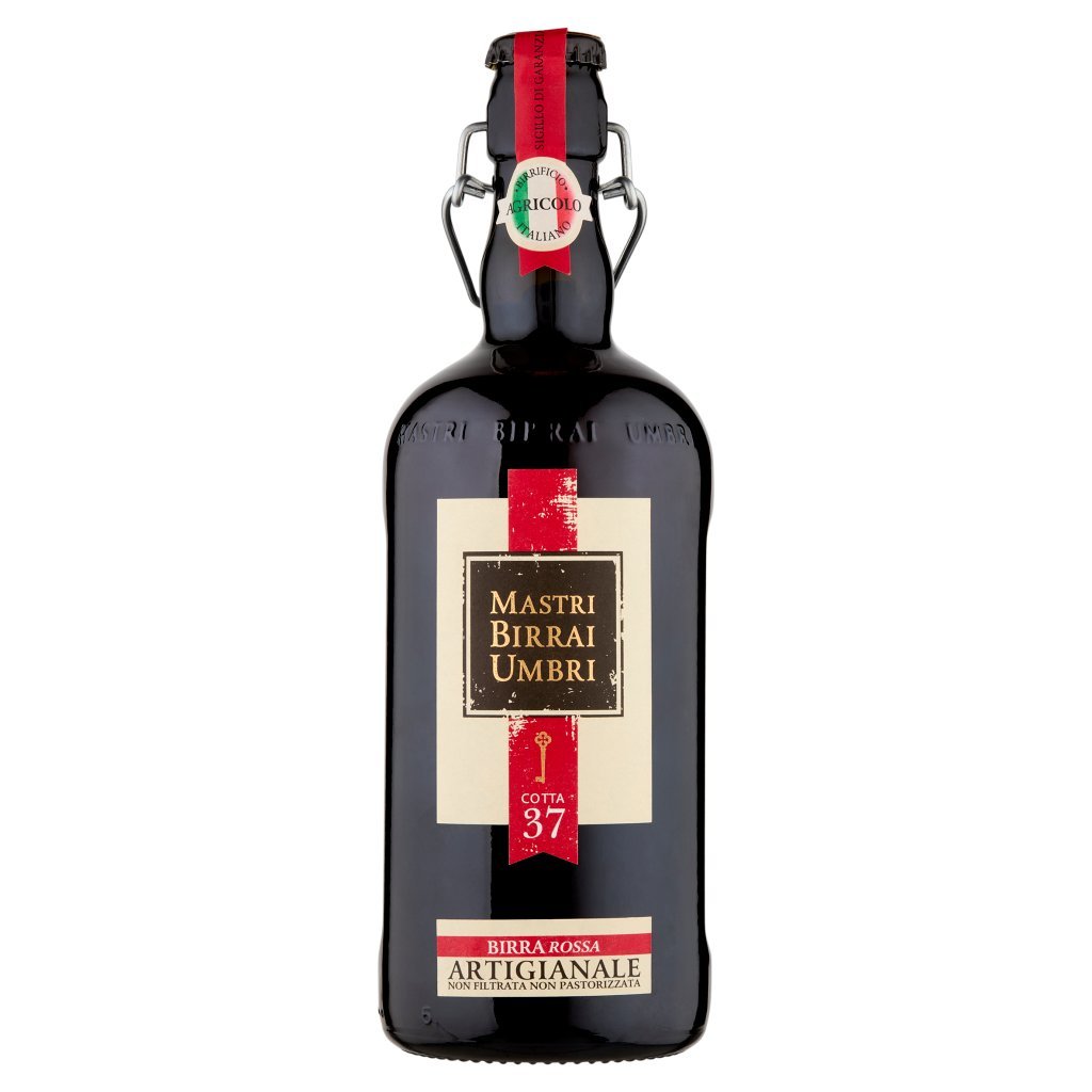 Mastri Birrai Umbri Cotta 37 Birra Rossa Artigianale Non Filtrata Non Pastorizzata 0,75 l